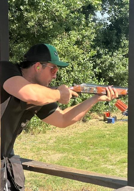 Lucas Corselli, clay target student of Ben Courtemarche